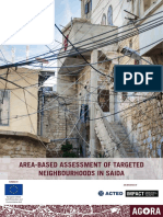 AREA-BASED NEEDS ASSESSMENT IN SAIDA