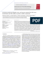 1 Proteinase-Producing Halophilic Lactic Acid Bacteria Isolated From Fish Sauce Fermentation and Their Ability To Produce Volatile Compounds