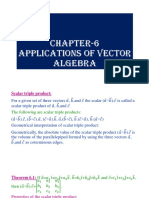 Vector Algebra Scalar Triple Products
