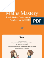 T2 M 1837 Year 6 Number and Place Value Read Write Order Compare Maths Mastery PowerPoint