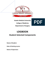 Logbook: Student Selected Components