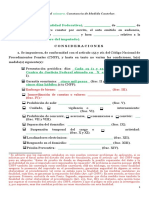 Pauta Otorga Medida Cautelar