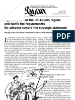 Fight and Defeat The US-Aquino Regime and Fullfill The Requirements For Advance Toward The Strategic Stalemate