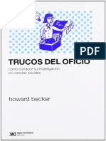 Howard S Becker Trucos Del Oficio