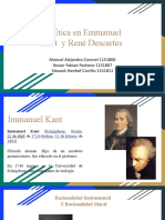 Etica de Kant y René Descartes