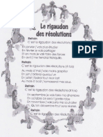 Le rigaudon des résolutions