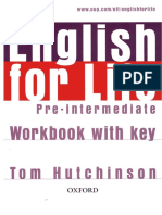 English For Life Pre-Intermediate Workbook
