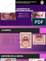 Diagnostico de alteraciones linguales-Nadine Madrid Ñaupas