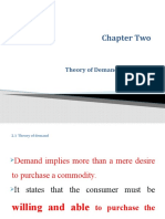 Chapter Two: Theory of Demand and Supply