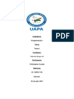 PROGRAMACION 1 Tarea 1