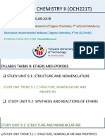 Theme 9 - Ethers and Epoxide