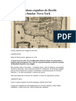 Como 23 judeus expulsos de Recife ajudaram a fundar Nova York