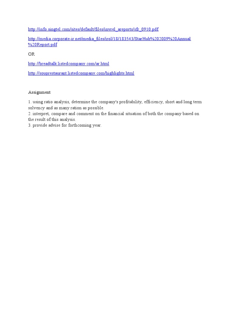 Financial Ratio Analysis and Insights | PDF