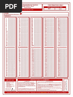 LET Answer Sheet V1.0 www.teachpinas.com 