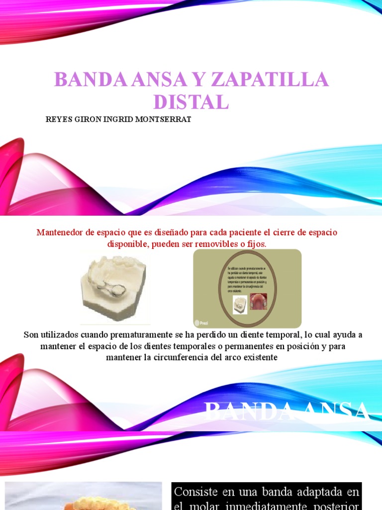 Banda Ansa y Zapatilla Distal | PDF | Boca | Ramas de Odontología