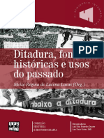 Ufc1 Lucas - Ditadura Fontes Historicas e Usos Do Passado - Volume 1