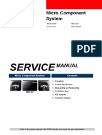 Service: Micro Component System