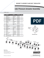 1" Series 41 Under Pressure Actuator Assembly: Parts List
