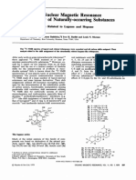 Carbon-13 Nuclear Magnetic Resonance Spectroscopy of Naturally-Occurring Substances