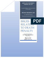 Issues On Death Penalty - Written Report