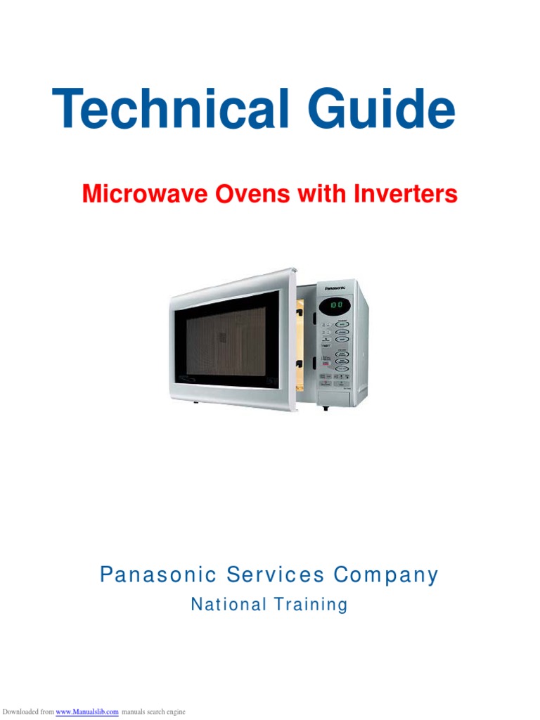 Technical Guide Microwave Ovens With Inverters PDF Microwave Power Inverter