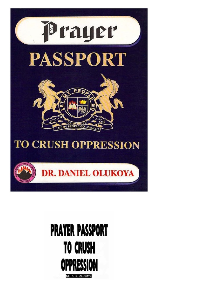 passeport de priere pour ecraser l oppression pdf jesus saint esprit