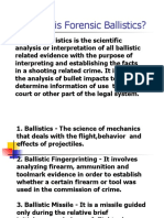 What Is Forensic Ballistics?