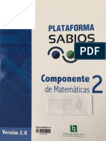 Plataforma SABIOS Componente de Matematicas 2