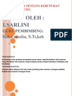 Penjelasan Tentang Kebutuhan Dasar Manusia