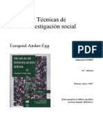 Técnicas de Investigación Social