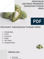 Dietetik Gizi Pada Pasien Gangguan Fungsi Paru