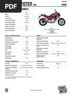 Ficha Técnica Honda CRF 230 F | PDF | Informática