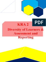 Diversity of Learners & Assessment and Reporting