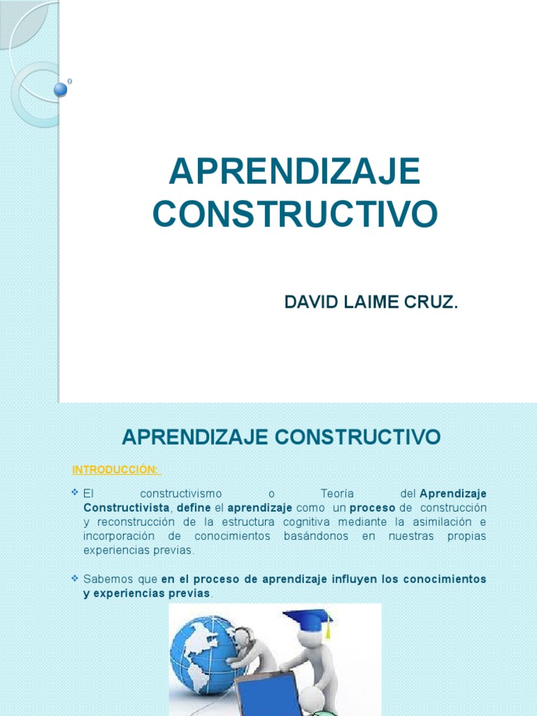 2da Semana Aprendizaje Constructivo | PDF | Constructivismo (filosofía ...