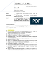 Documentos para La Firma de Contrato Alamo