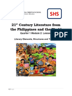 First Quarter-Module 2-Lesson 2-21st Century Literature From The Philippines and The World