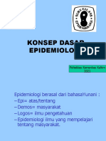 Konsep Dasar Epidemiologi