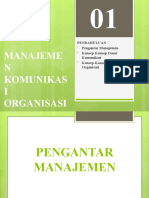 MANAJEMEN KOMUNIKASI ORGANISASI Part 5