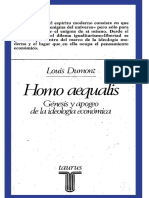 DUMONT, Louis.(1982) Homo Aequalis. Génesis y Apogeo de la Ideología Económica