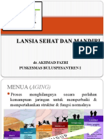 Lansia Sehat and Mandiri