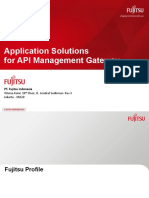 Application Solutions For API Management Gateway: PT. Fujitsu Indonesia