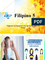 Filipino 5 COT PPT - Paggawa NG Dayagrama NG Ugnayang Sanhi at Bunga