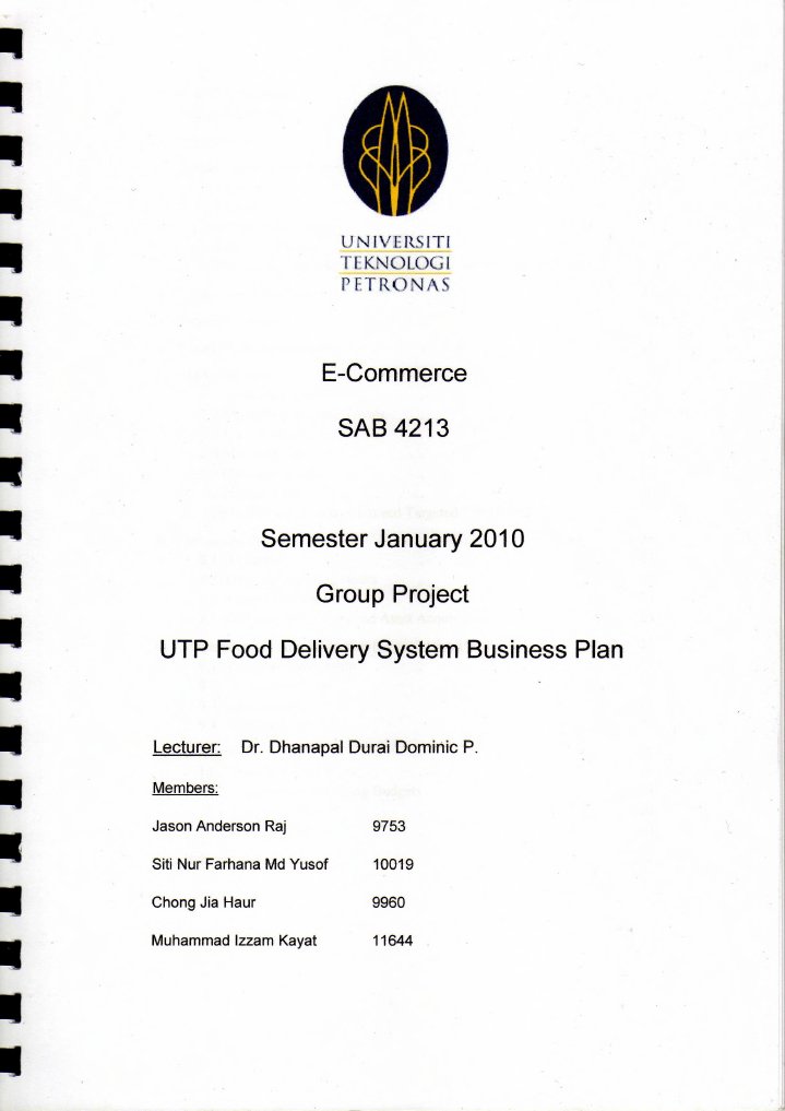 business plan on foodstuff pdf