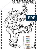 Clown Colors Numbers 1° Basico