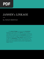 Jansen'S Linkage: by Pavan Srinivas