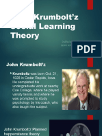 John Krumbolt'z Social Learning Theory
