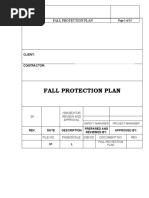 Sample Fall Protection Plan Template | PDF | Occupational Safety And ...