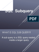 DBMS - Unit 3 - Notes (Subquery - Nested & Correlated)