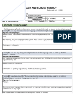 Grade 11 Result Feedback and Survey Form 2020 2021