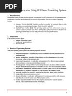 Operating Computer Using Gui Based Operating System